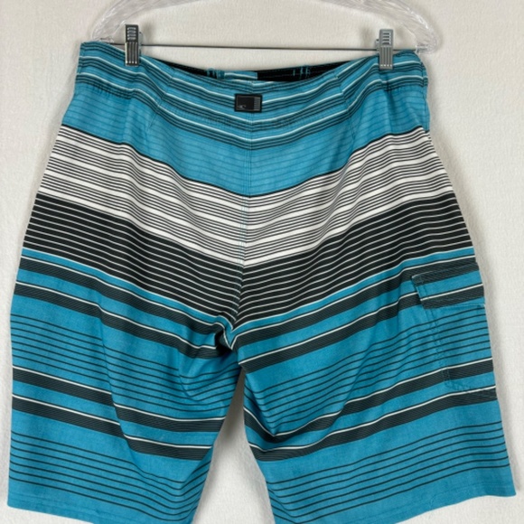 O'Neill Hyperfreak Board Shorts Color Blue White And Black Size 33 - L - Picture 8 of 14